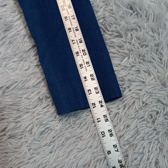 Vintage Koret Womens Jacket Blazer Blue Medium Lined Button Up Career Floral - Picture 15 of 15